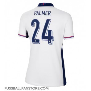 England Cole Palmer #24 Replik Heimtrikot Damen EM 2024 Kurzarm